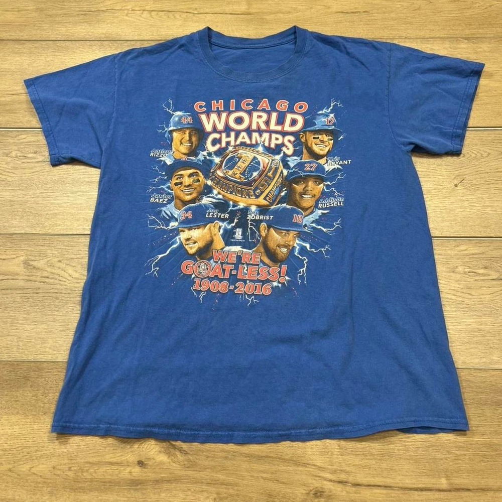 Vintage 00s Chicago cubs mlb character graphic‎ tee shirt
